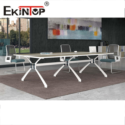 โต๊ะประชุมสำนักงานแบบกำหนดเอง ห้องประชุม Round Socket Box Table