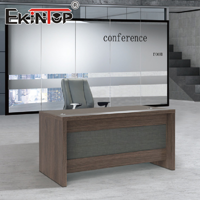 โต๊ะทำงานผู้บริหารสำนักงานดีไซน์ทันสมัย ​​1400Wx700Hx760mm สำหรับผู้บริหารระดับสูง