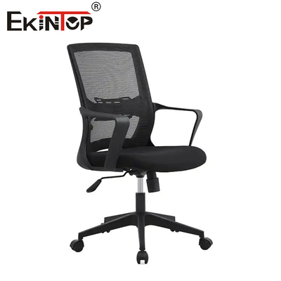 ODM Chrome Armrest Mesh เก้าอี้สํานักงานที่มีฟังก์ชันหมุน