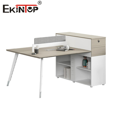 โมเดิร์น 2 คน โมดูลอร์ออฟฟิศ หน่วยงานทํางาน โต๊ะทํางาน Call Center Office Workstation